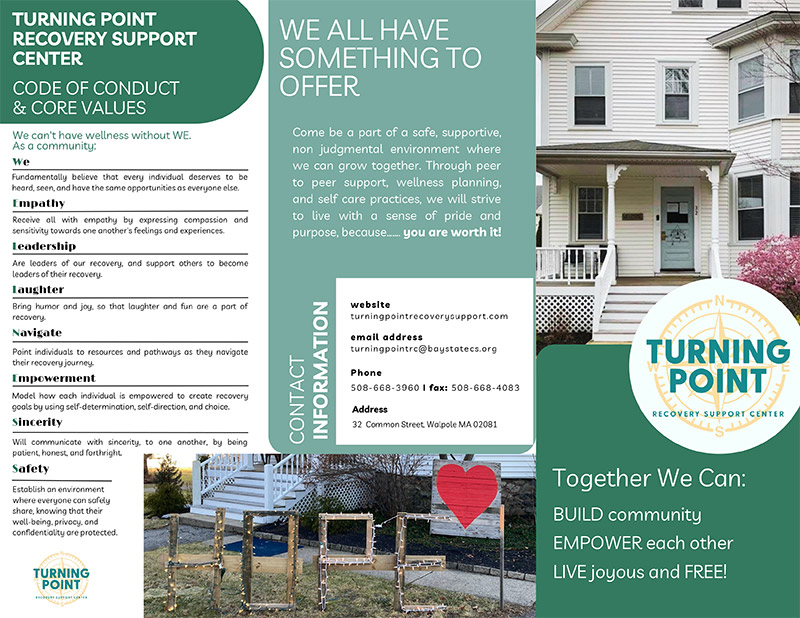 Turning Point Recovery Center brochure